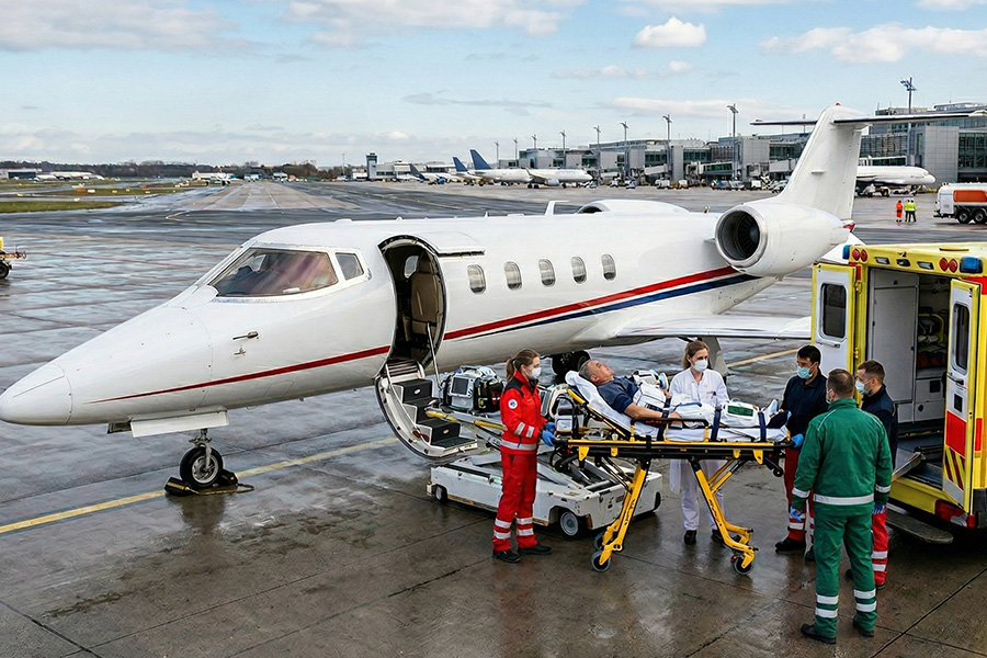 Successful Medical Evacuation from Germany