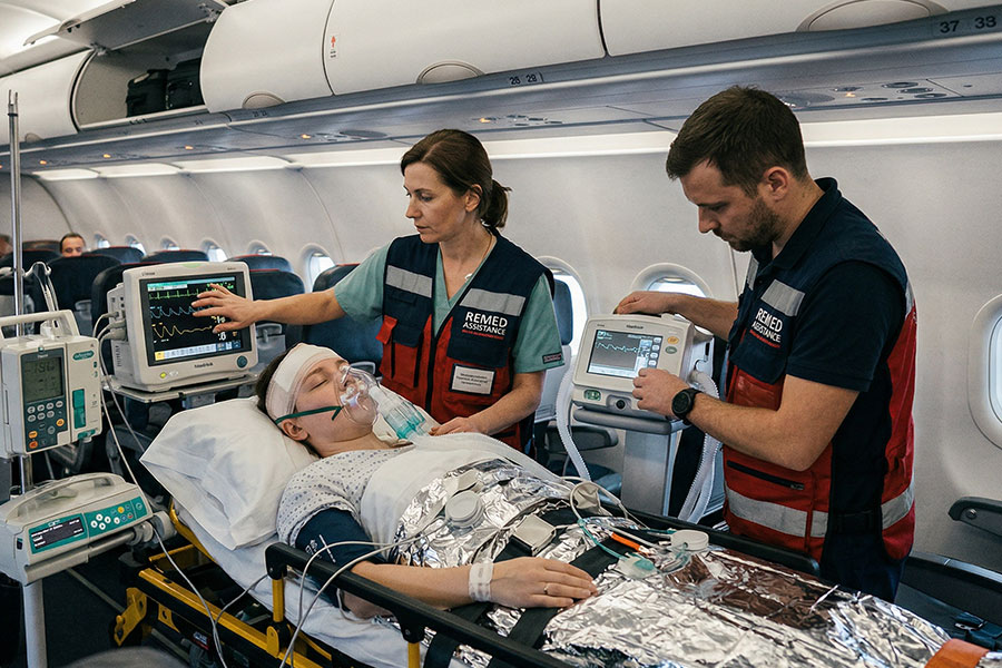 High-Risk Medical Evacuation from India